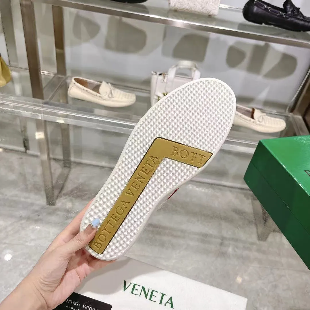 [BV] Top P: 740💰Size for couples: 35-44 (Female 40, Male 38 45, custom-made and non-returnable) Bottega Veneta classic woven strap casual shoes are made of imported high-quality materials, [Rose][Rose]! Purely hand-woven and operated, the original board is reproduced one-to-one! quality assurance!